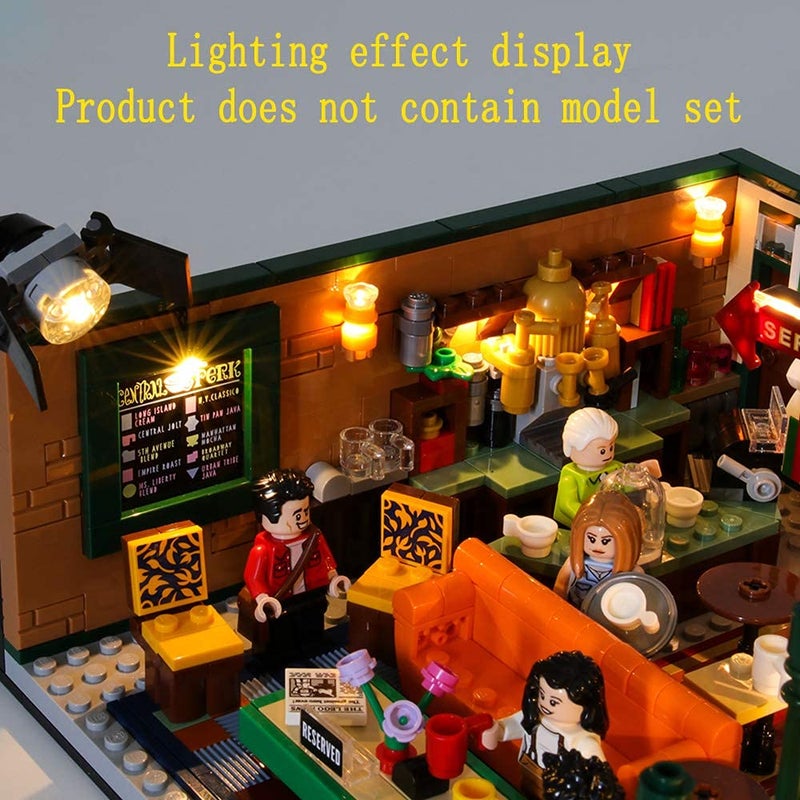GEAMENT LED Light Kit for Ideas Friends The Television Series Central Perk - Compatible with Lego 21319 Building Blocks (Model Set Not Included) - Image 4